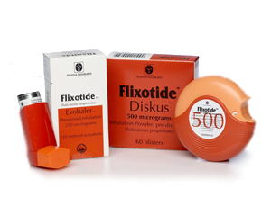 Flixotide medication package - prescription treatment available via online consultation