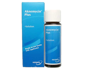 Aknemycin medication package - prescription treatment available via online consultation