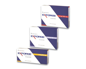 Exforge medication package - prescription treatment available via online consultation