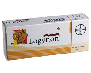 Logynon medication package - prescription treatment available via online consultation