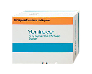 Yentreve medication package - prescription treatment available via online consultation