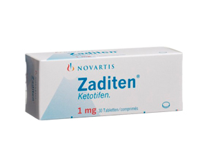 Zaditen medication package - prescription treatment available via online consultation