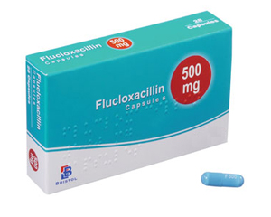 Flucloxacilline medication package - prescription treatment available via online consultation