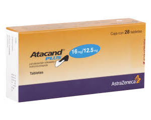 Atacand Plus medication package - prescription treatment available via online consultation