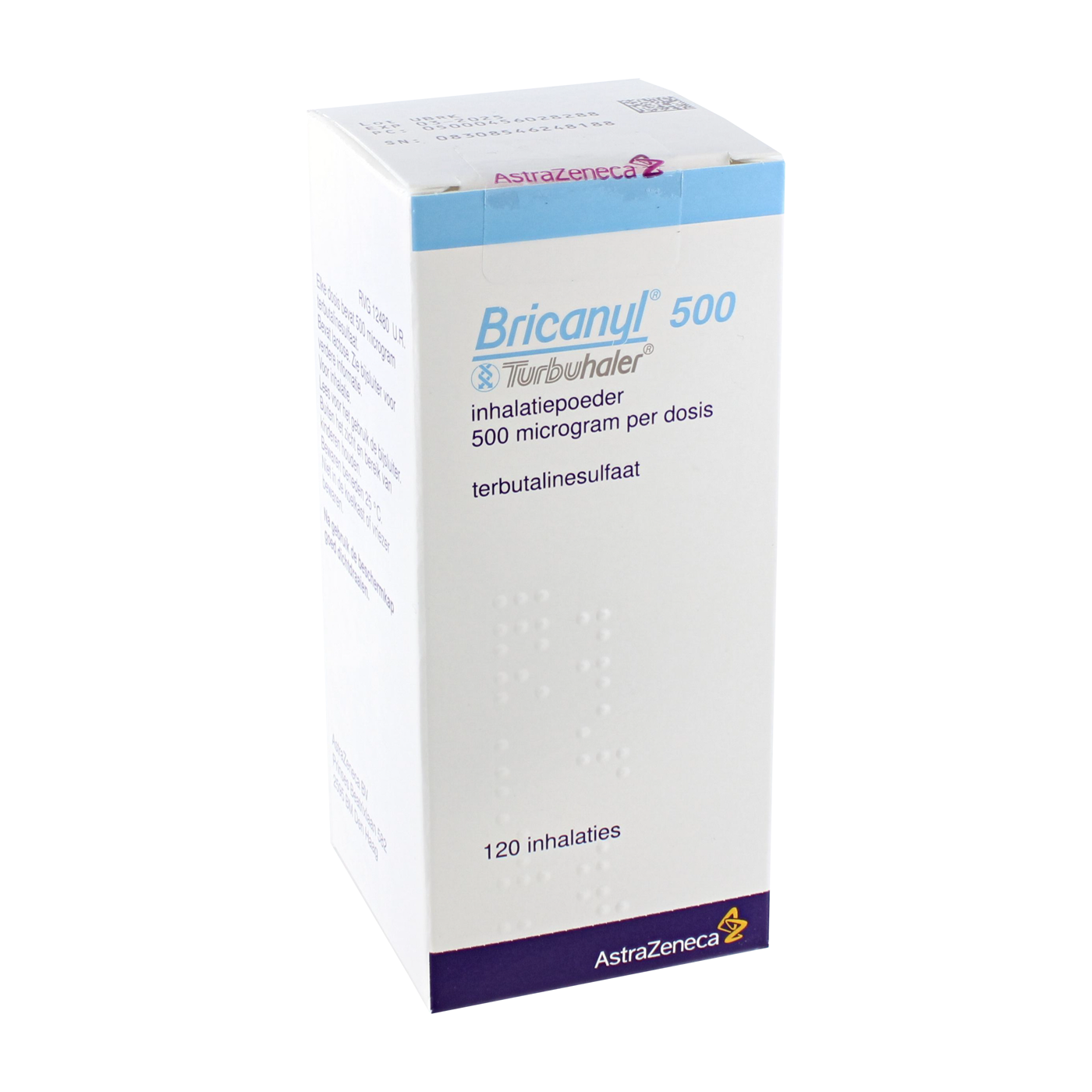 Bricanyl medication package - prescription treatment available via online consultation