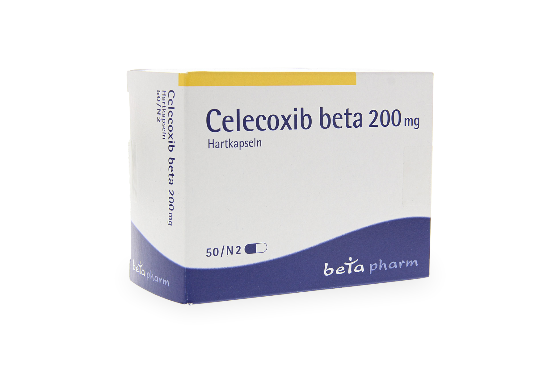 Celecoxib medication package - prescription treatment available via online consultation
