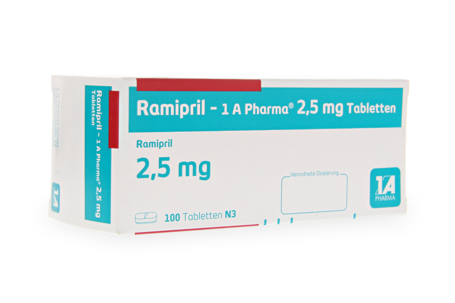 Ramipril medication package - prescription treatment available via online consultation